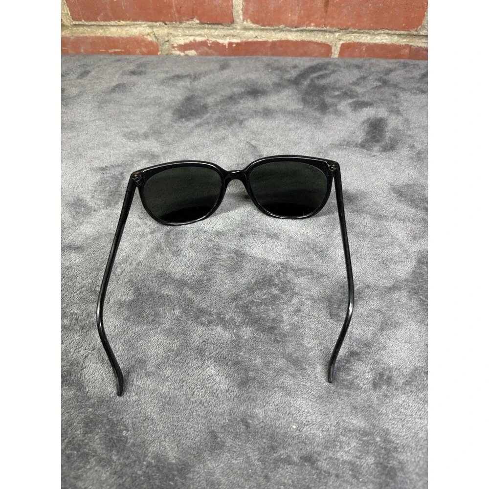 Vintage 90s Ray Ban Bausch & Lomb Black Frame Sunglasses France Worn Used Rare